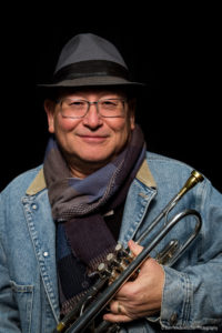 John Worley with trumpet